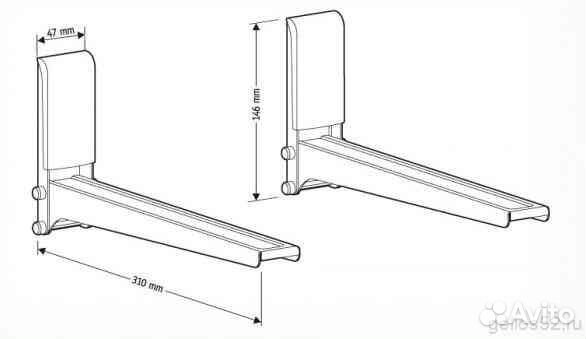 Кронштейн Holder Support для микроволновой печи MW