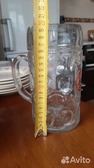 Кружка-гигант стекло толстое