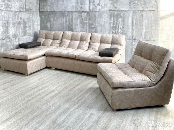 Модульный п образный диван на заказ