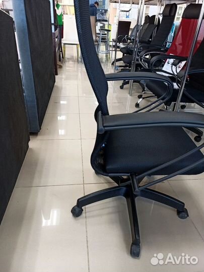 Кресло компьютерное Лайт SU-BP-8 PL (черная сетка)