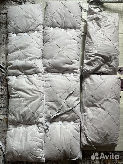 Бортики в детскую кроватку и одеяло