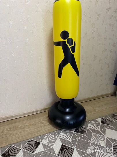 Детский боксерский надувной мешок.Новый