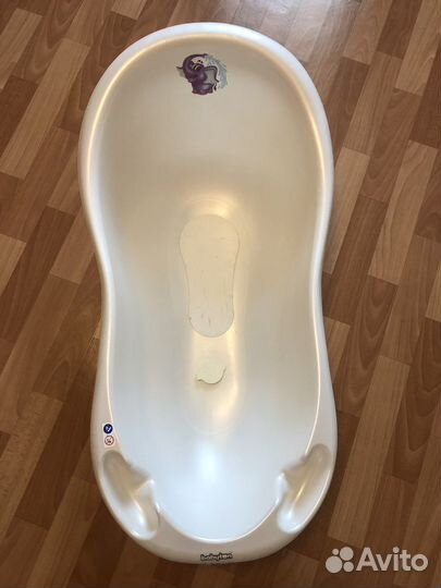 Ванна для купания, горка, стульчик и круг на шею