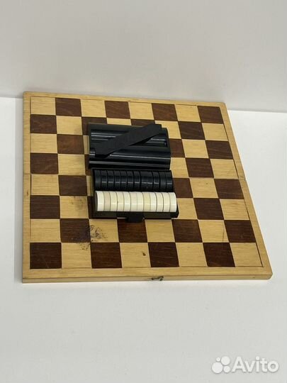 Шашки, домино. Советские шахматы 1963 год