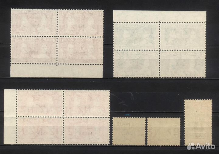 Чистые** марки колоний, протекторатов Великобритан