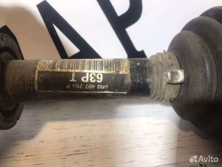 Привод передний левый Skoda Rapid 1 2014