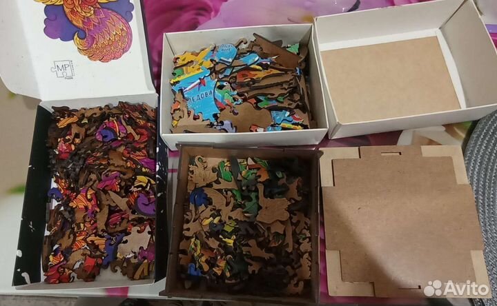 Мозаики фигурные 3шт бу