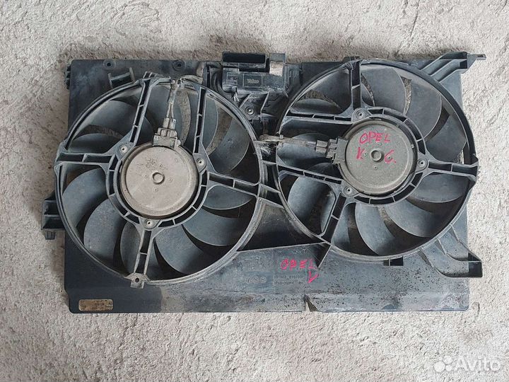 Вентилятор охлаждения opel vectra C(2002-2009)