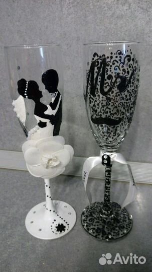 Свадебные бокалы