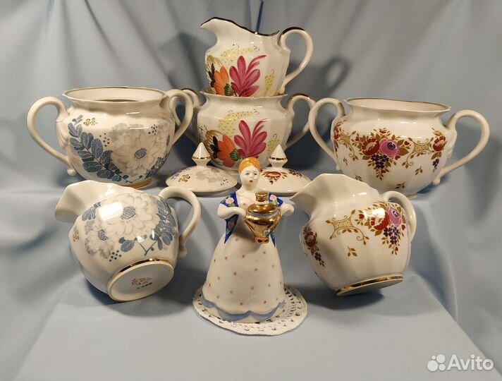 Фарфоровая чайная посуда Вербилки