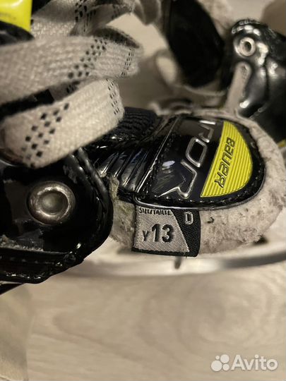 Коньки bauer vapor 3x YTH размер 13