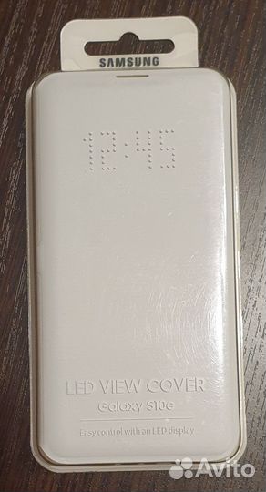 Чехол-книжка LED view cover Samsung Calaxy S10e