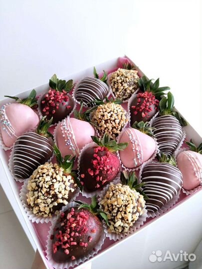 Клубничные наборы. Клубника в шоколаде
