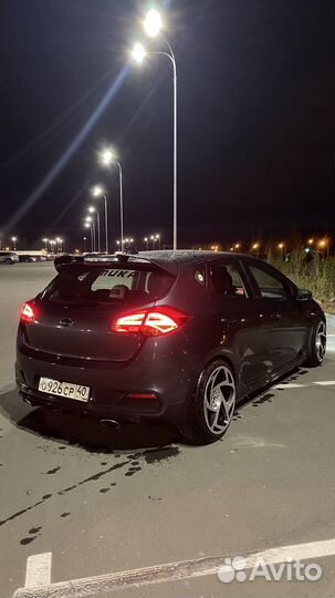 Имитация задней led оптики kia ceed jd