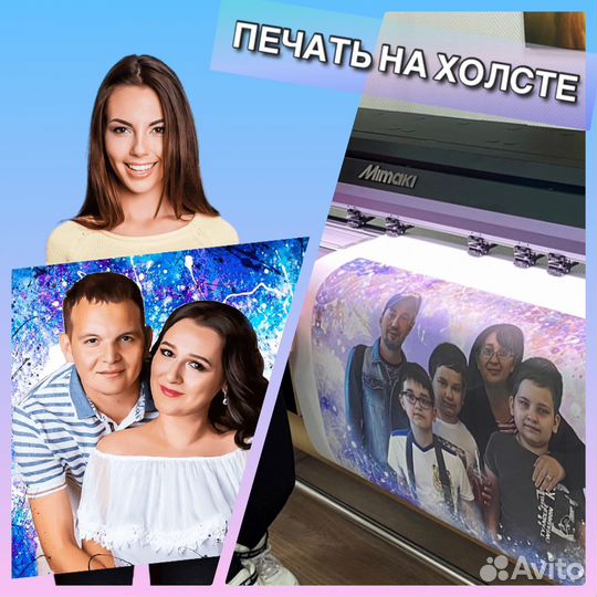 Печать на холсте, картины