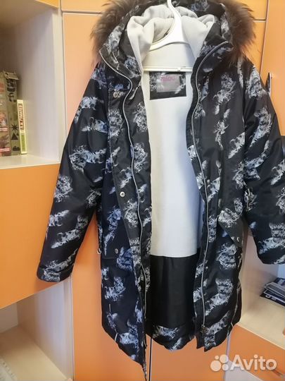 Зимняя куртка для девочки рост 158, размер 40-42