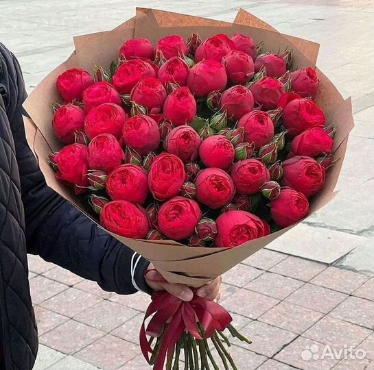 Пионы Розы Доставка