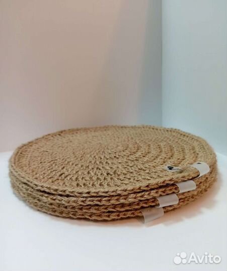 Салфетки сервировочные из джута