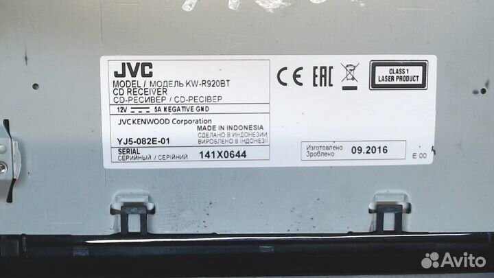 Магнитола Volkswagen Polo, 2007