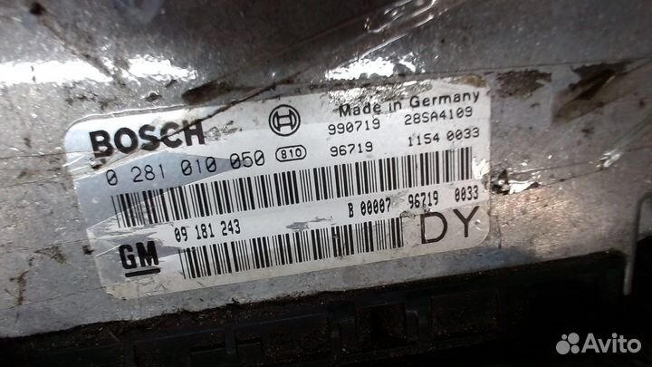 Блок управления двигателем Opel Astra G, 1999