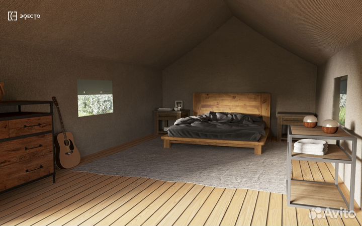 Сафари - тент для глэмпинга, палатка, экодом