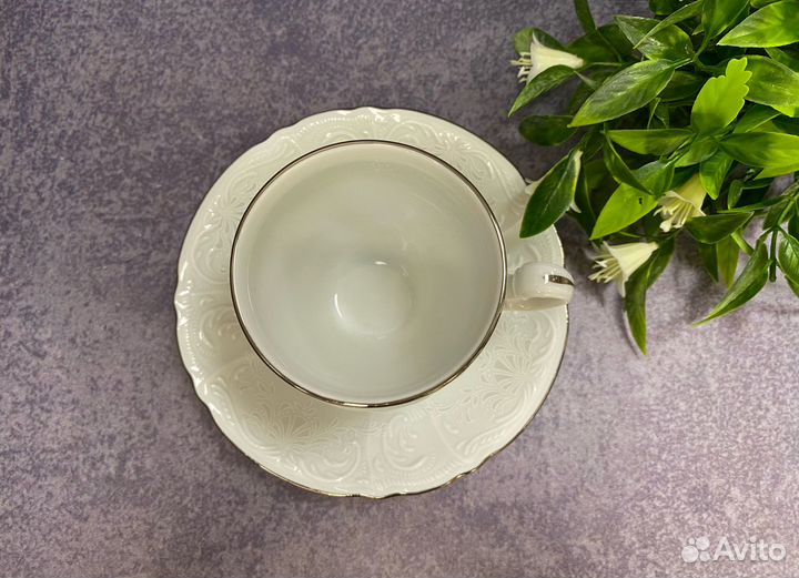 Чашка с блюдцем кофейная 
