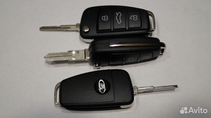 Ключ зажигания Лада Гранта FL выкидной Ауди стиль
