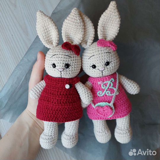 Мягкая игрушка заяц