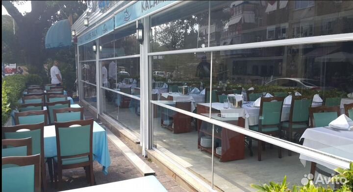 Портальное остекление ресторанов