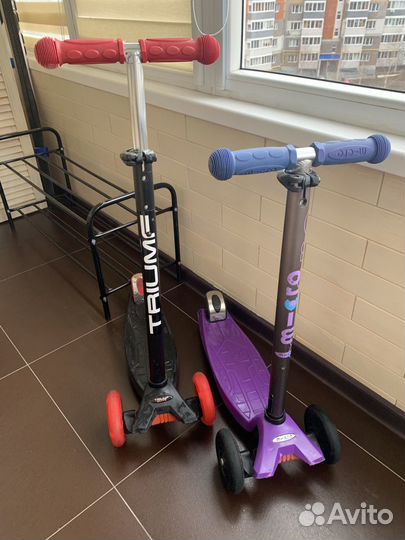 Самокат трехколесный Triumf