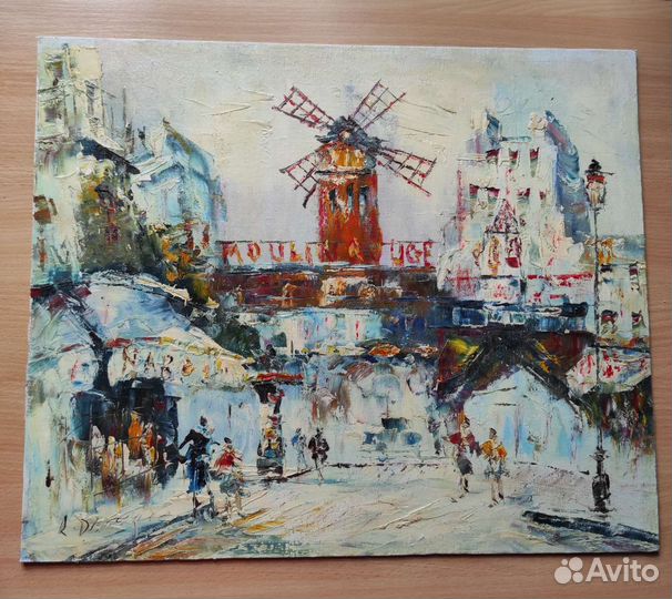 Картина Париж Мулен Руж