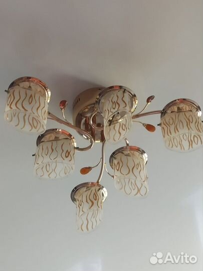 Люстра потолочная бу