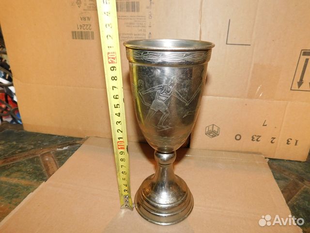 Антикварный спортивный кубок СССР эстафетный бег в