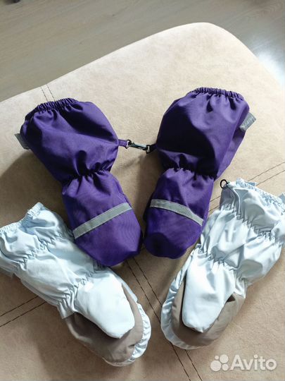 Варежки краги детские размер 0