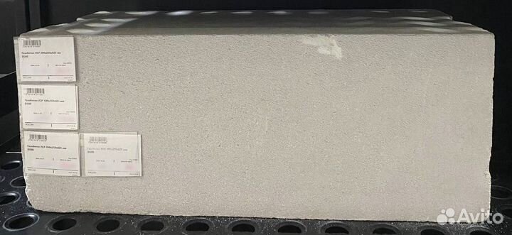 Газобетон 100х250х625