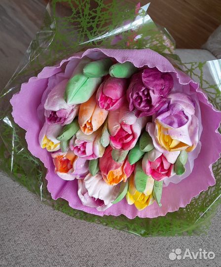 Зефирные цветы