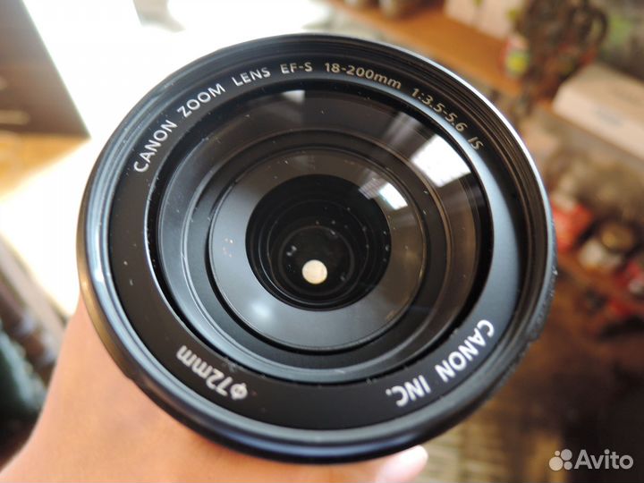 Объектив Canon zoom lens EF-S 18-200 mm 1:3.5-5.6