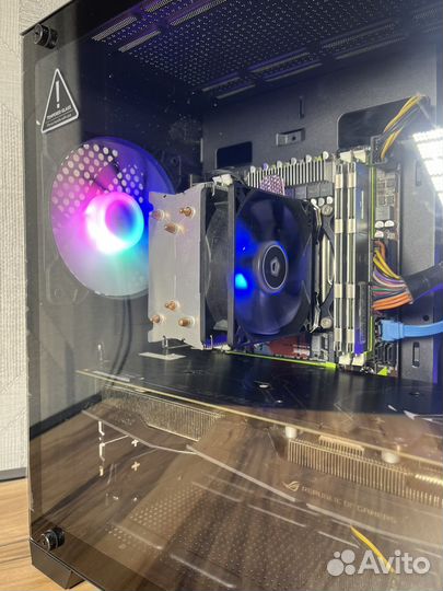 Игровой пк asus strix, i7, 20 ядер