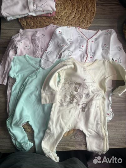 Одежда для девочки 0-4 месяца