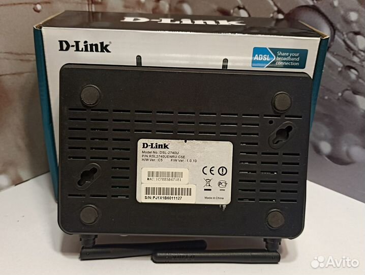 Wi-Fi роутер D-Link DSL-2740U