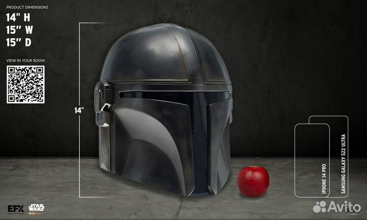The Mandalorian Helmet