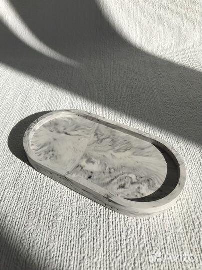 Ваза и поднос из гипса