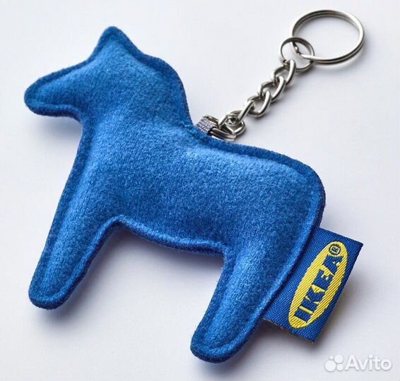 Брелок IKEA кольцо для ключей Лошадка