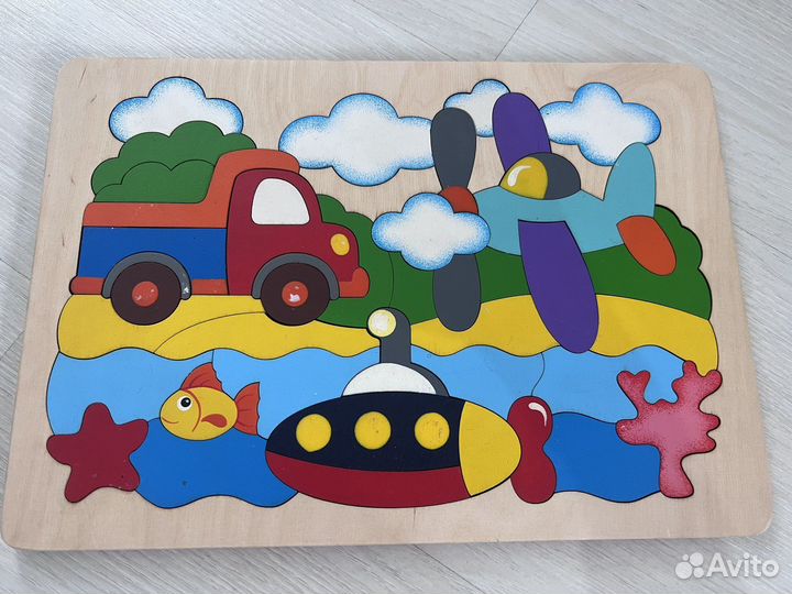 Деревянный пазл крона «В путешествие»