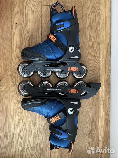 Роликовые коньки детские k2 rider pro 19,5-23см