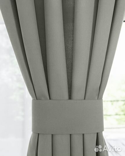Шторы канвас эдем серо-бежевый новые пошив