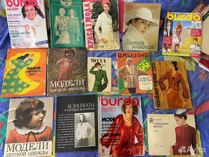 Журналы мода вышивка вязание