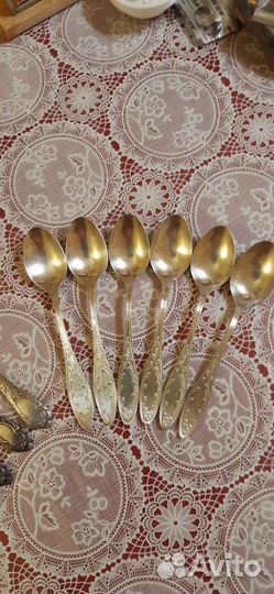 Мельхиоровые ложки чайные