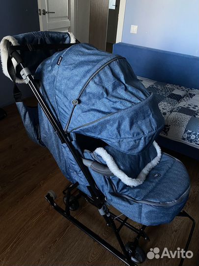 Санки коляска ника kids