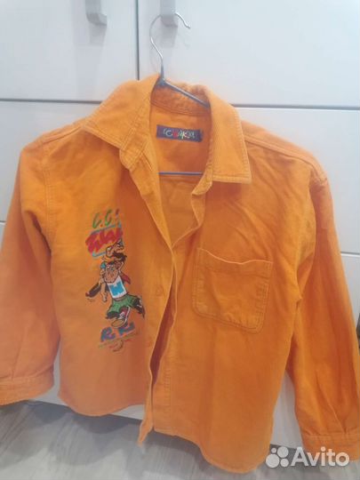 Рубашка вельветовая